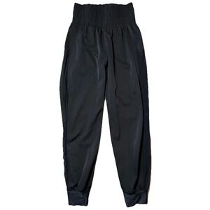 Five Dancewear The Label Pants Hannah Jogger Black Sz S Adult Sheer Panel